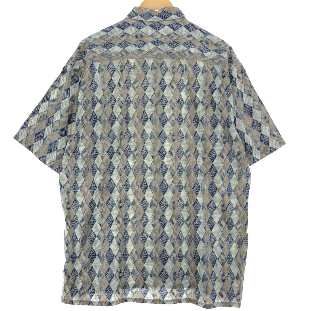 古着 BURMA BIBAS 総柄 半袖 コットンシャツ メンズXL /eaa441202 メンズのトップス(シャツ)の商品写真