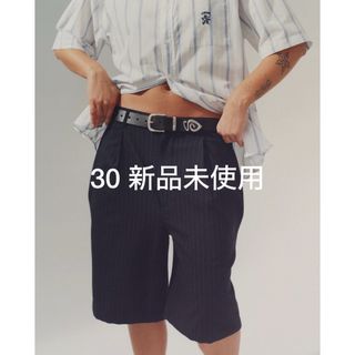 STUSSY VOLUME PLEATED SHORT STRIPE 30