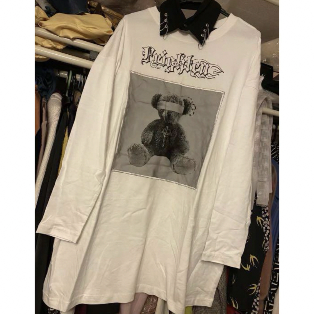 Ank Rouge(アンクルージュ)のJamie エーエヌケー ピアスBEARロンTE レディースのトップス(Tシャツ(長袖/七分))の商品写真