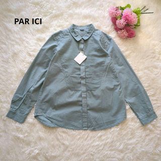 PAR ICI - 【新品未使用】PAR ICI パーリッシィ 長袖シャツ 襟付き 綿100％