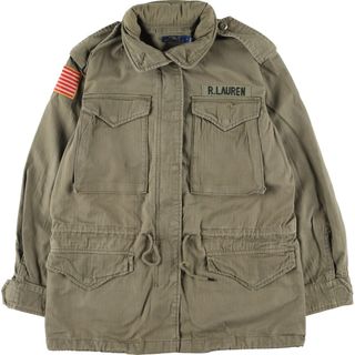 Ralph Lauren - 古着 ラルフローレン Ralph Lauren POLO RALPH LAUREN M‐65 タイプ ミリタリー フィールドジャケット レディースM /eaa421428