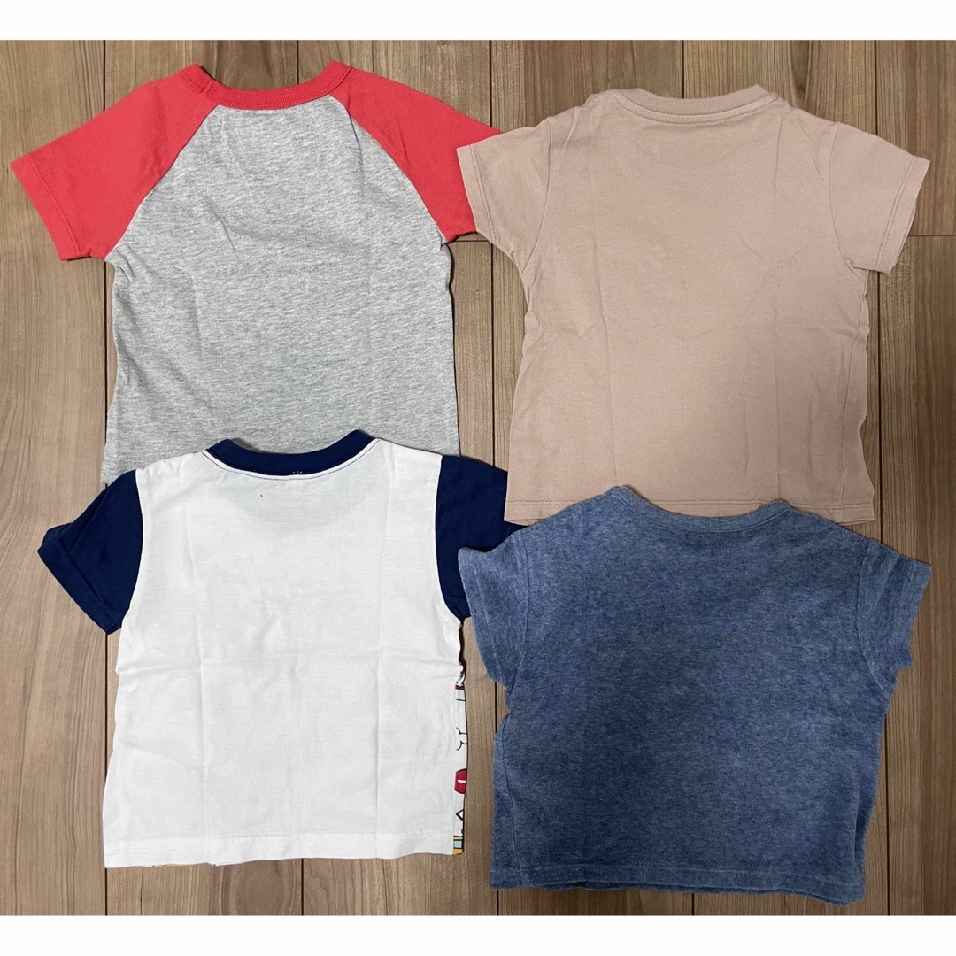 UNIQLO(ユニクロ)の男の子 Tシャツ 4点セット 80サイズ キッズ/ベビー/マタニティのベビー服(~85cm)(Ｔシャツ)の商品写真