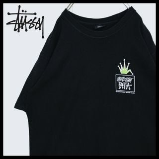 ステューシー(STUSSY)の《STUSSY/ステューシー》クラウンロゴ　Tシャツ　半袖　バックプリント(Tシャツ/カットソー(半袖/袖なし))