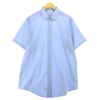 ブルックスブラザース(Brooks Brothers)の古着 ブルックスブラザーズ Brooks Brothers Est.1818 半袖シャツ メンズXL /eaa441897(シャツ)