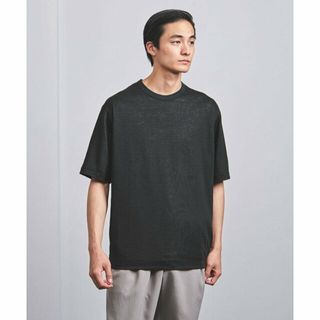 ユナイテッドアローズ(UNITED ARROWS)の【BLACK】リネン ポリエステル Tシャツ(その他)