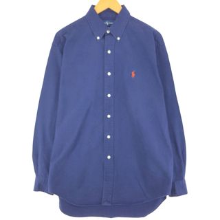 ラルフローレン(Ralph Lauren)の古着 ラルフローレン Ralph Lauren BLAKE 長袖 ボタンダウンシャツ メンズM /eaa444322(シャツ)