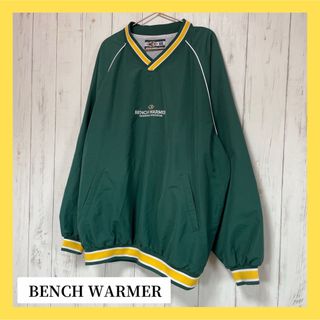 【古着】BENCH WARMER グリーン　イエロー(バスケットボール)