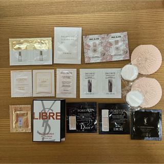 コスメデコルテ(COSME DECORTE)のDIOR コスメデコルテ PAUL&JOE イヴ・サンローラン　サンプル 試供品(サンプル/トライアルキット)