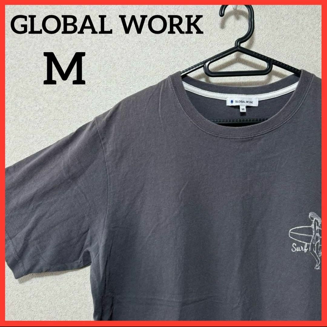 GLOBAL WORK(グローバルワーク)の【希少】GLOBAL WORK 半袖Tシャツ 刺繍 カジュアルシャツ 男女兼用 メンズのトップス(Tシャツ/カットソー(半袖/袖なし))の商品写真