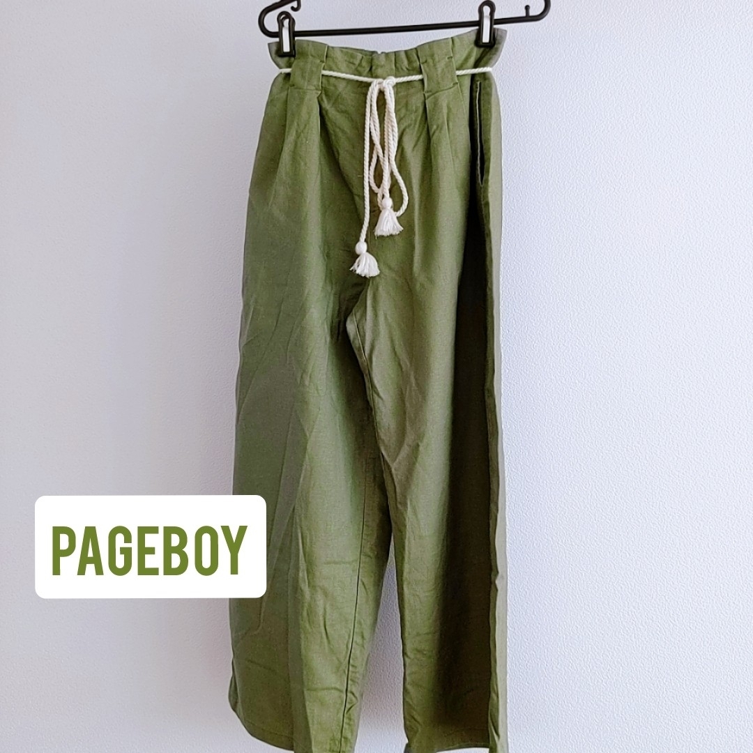 PAGEBOY(ページボーイ)の【PAGEBOY】ワイドパンツ レディースのパンツ(バギーパンツ)の商品写真