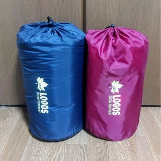 ロゴス(LOGOS)のLOGOS ロゴス シュラフ 寝袋 タイプ E スウェット 600　2個セット(寝袋/寝具)