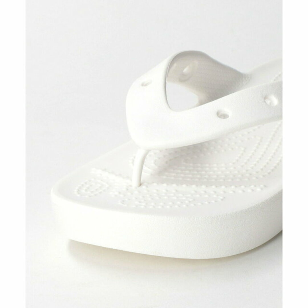 UNITED ARROWS green label relaxing(ユナイテッドアローズグリーンレーベルリラクシング)の【WHITE】<CROCS>クラシック プラットフォーム フリップ ウィメン サンダル その他のその他(その他)の商品写真