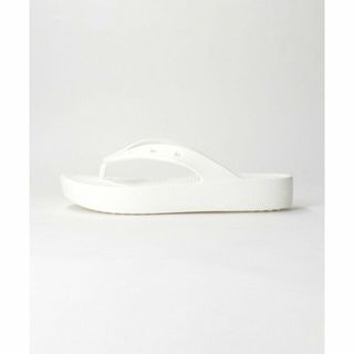 ユナイテッドアローズグリーンレーベルリラクシング(UNITED ARROWS green label relaxing)の【WHITE】<CROCS>クラシック プラットフォーム フリップ ウィメン サンダル(その他)