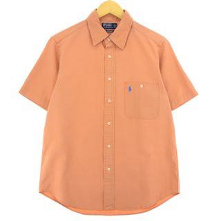 ラルフローレン(Ralph Lauren)の古着 ラルフローレン POLO RALPH LAUREN CUSTOM FIT 半袖シャツ メンズM /eaa441472(シャツ)