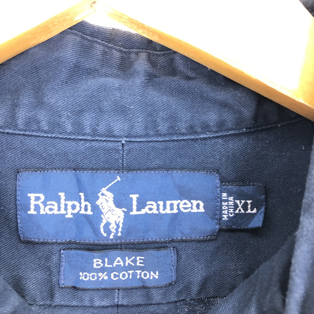 Ralph Lauren(ラルフローレン)の古着 ラルフローレン Ralph Lauren BLAKE 半袖 ボタンダウンシャツ メンズXL /eaa441473 メンズのトップス(シャツ)の商品写真