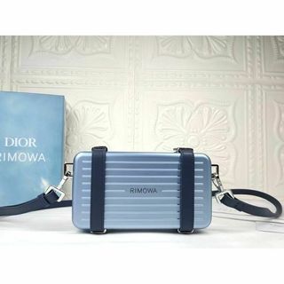 クリスチャンディオール(Christian Dior)の美品 RIMOWA Dior personal ショルダー バッグ アルミニウム(ショルダーバッグ)