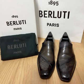 ベルルッティ(Berluti)の限定 35.3万円 ベルルッティ パッチワークスクリットレザーローファーシューズ(ドレス/ビジネス)