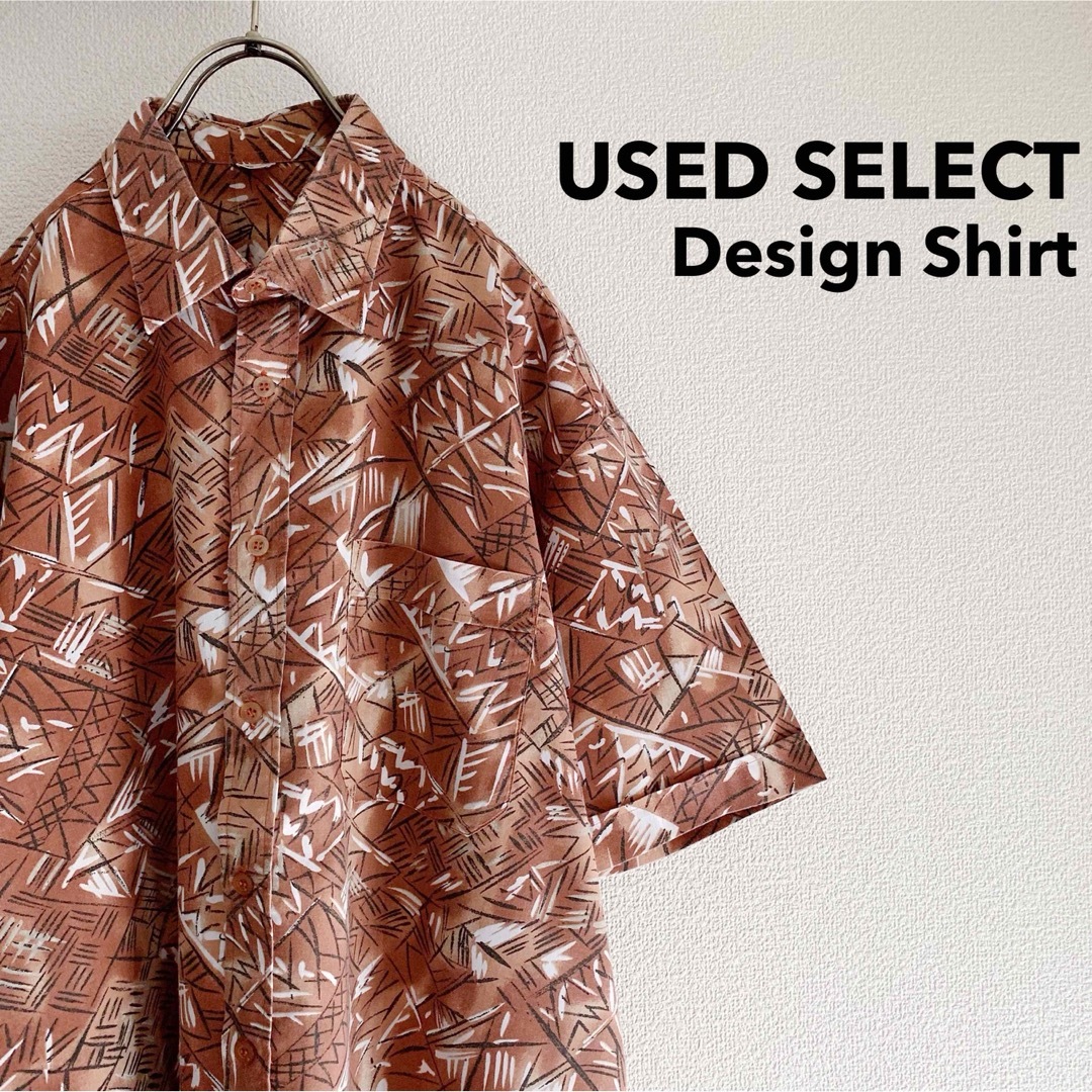 ヨーロッパ古着 Vintage Abstract S/S Shirt メンズのトップス(シャツ)の商品写真