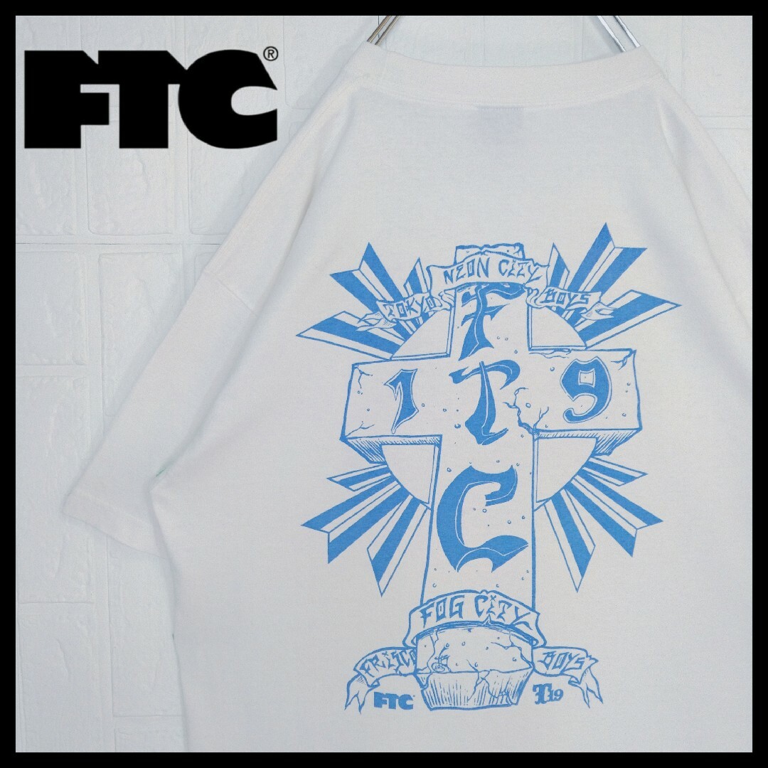 FTC(エフティーシー)の《FTC /エフティーシー》T19　カラークロス　Tシャツ　ビッグシルエット メンズのトップス(Tシャツ/カットソー(半袖/袖なし))の商品写真