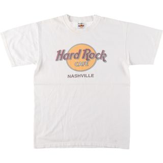 アンビル(Anvil)の古着 90年代 ハードロックカフェ HARD ROCK CAFE NASHVILLE アドバタイジングTシャツ レディースL ヴィンテージ /eaa441192(Tシャツ(半袖/袖なし))