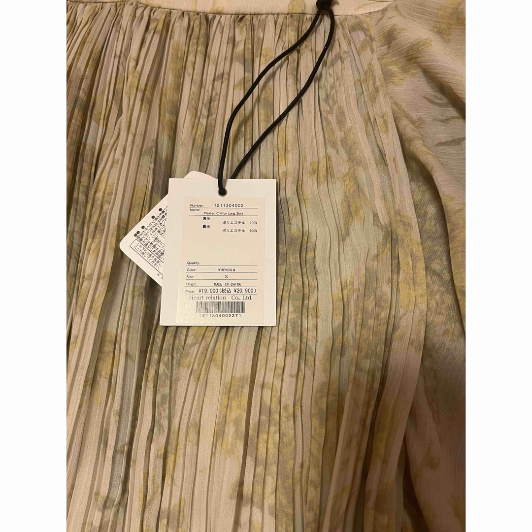 Pleated Chiffon Long Skirt mimosa レディースのスカート(ロングスカート)の商品写真