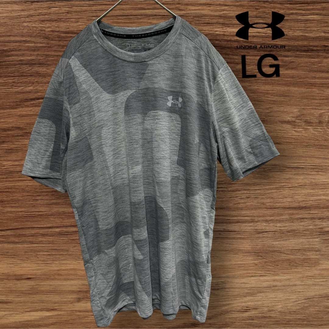 UNDER ARMOUR(アンダーアーマー)のアンダーアーマー　Ｔシャツ　LG グレー メンズのトップス(Tシャツ/カットソー(半袖/袖なし))の商品写真