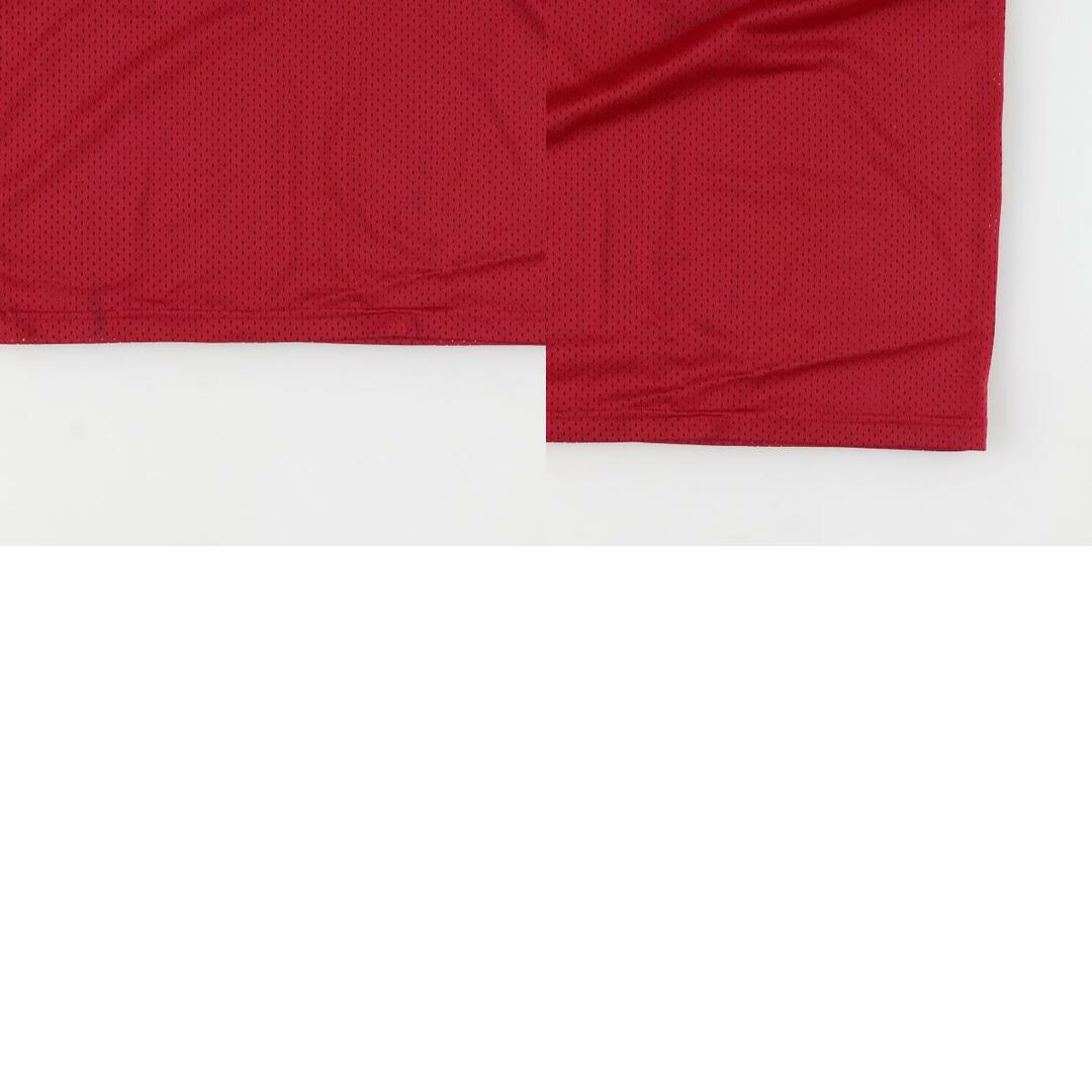 Champion(チャンピオン)の古着 90年代 チャンピオン Champion Vネック メッシュ ゲームシャツ フットボールシャツ USA製 メンズM ヴィンテージ /eaa441700 メンズのトップス(Tシャツ/カットソー(半袖/袖なし))の商品写真