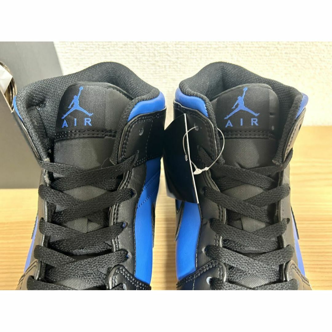 NIKE(ナイキ)のナイキ エア ジョーダン 1 MID 29.5㎝ 新品 ブラック/ブルー メンズの靴/シューズ(スニーカー)の商品写真