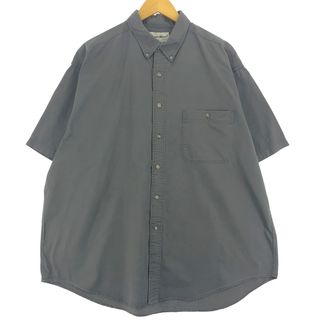 エディーバウアー(Eddie Bauer)の古着 エディーバウアー Eddie Bauer 半袖 ボタンダウンシャツ メンズXL /eaa441893(シャツ)