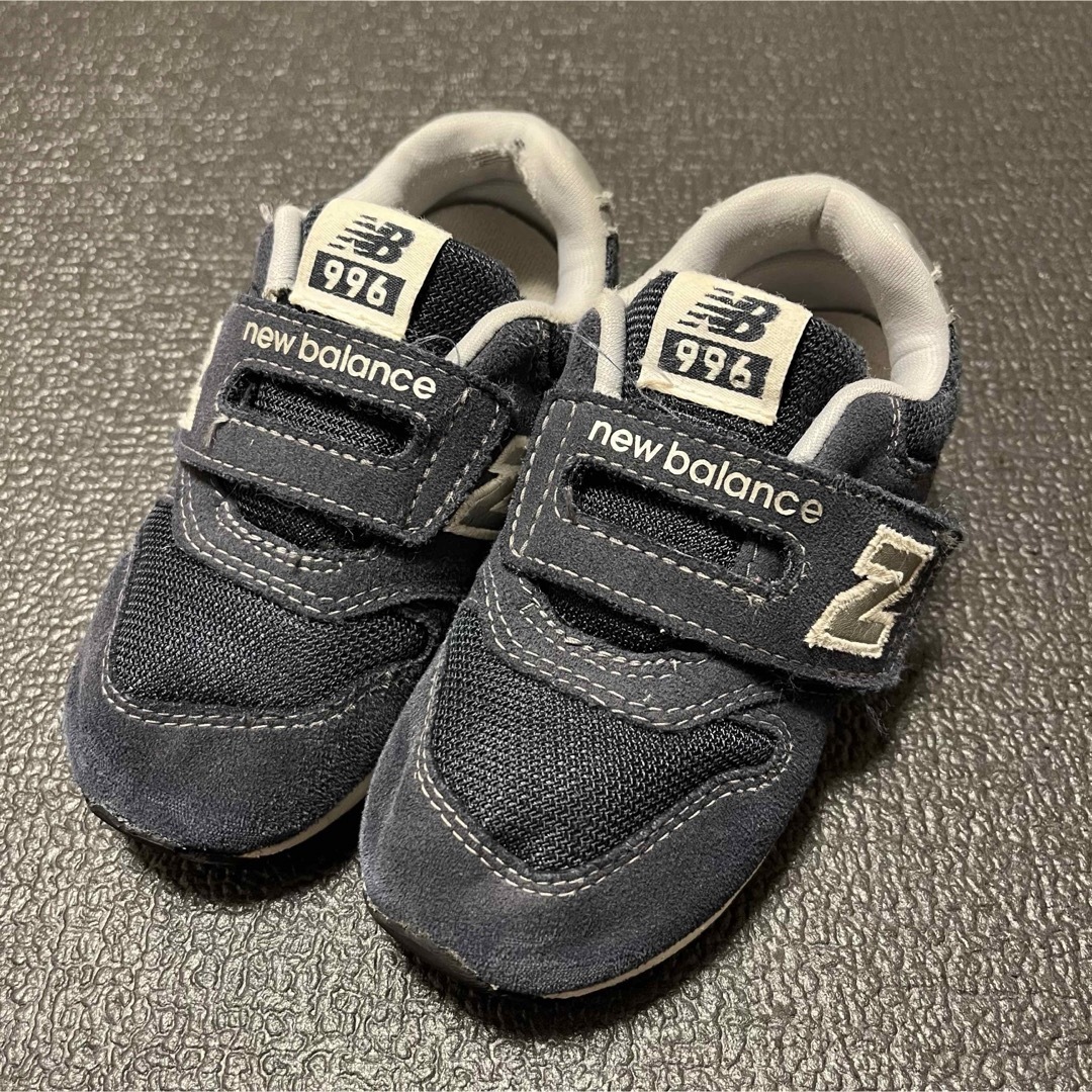 New Balance(ニューバランス)の② ニューバランス　996  15cm ネイビー キッズスニーカー キッズ/ベビー/マタニティのキッズ靴/シューズ(15cm~)(スニーカー)の商品写真