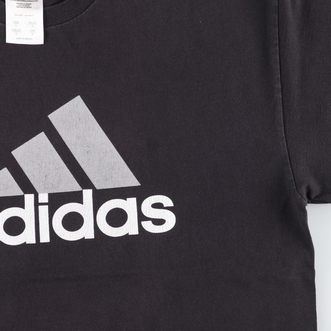 adidas(アディダス)の古着 00年代 アディダス adidas スポーツパフォーマンスロゴ ロゴプリントTシャツ メンズL /eaa445289 メンズのトップス(Tシャツ/カットソー(半袖/袖なし))の商品写真