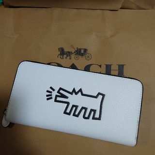 コーチ(COACH)のCOACH　長財布　新品　未使用　キースヘリング　メンズ(長財布)