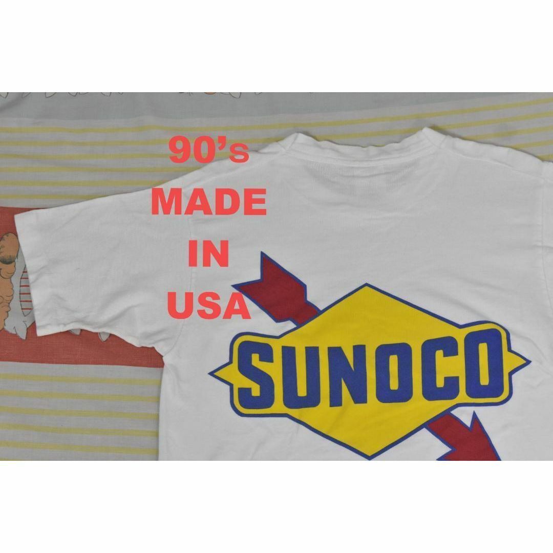 FRUIT OF THE LOOM(フルーツオブザルーム)のSUNOCO 90’ｓ Tシャツ 14283 USA製 シングルステッチ 80 メンズのトップス(Tシャツ/カットソー(半袖/袖なし))の商品写真