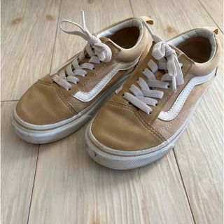 オールドスクール(OLD SKOOL（VANS）)の最終値下げ　vans キッズ　ベージュ(スニーカー)