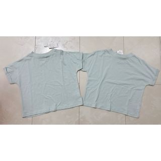 ニシマツヤ(西松屋)の新品未使用タグ付き　半袖トップス2枚セット(Tシャツ/カットソー)