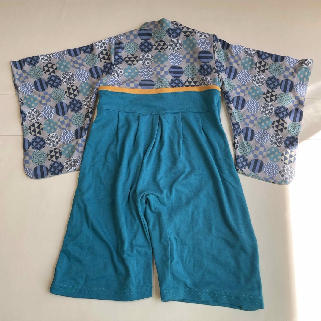 ベビー キッズ 袴 ロンパース キッズ/ベビー/マタニティのキッズ服男の子用(90cm~)(和服/着物)の商品写真