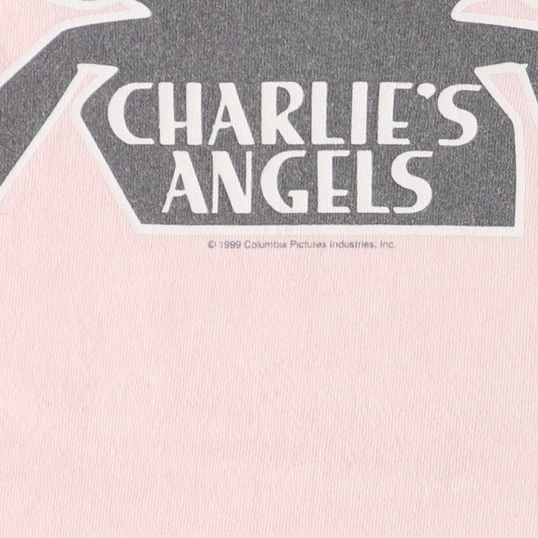 古着 90年代 ALL SPORT CHARLIE’S ANGELS チャーリーズエンジェル 映画 ムービーTシャツ USA製 レディースS ヴィンテージ /eaa441126 レディースのトップス(Tシャツ(半袖/袖なし))の商品写真