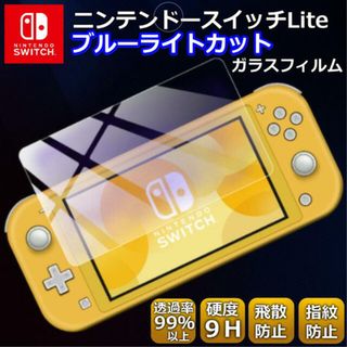 ニンテンドースイッチライト ブルーライトカット ガラスフィルム 新品