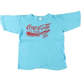 古着 80年代 CORE ONE COCA-COLA コカコーラ アドバタイジングTシャツ レディースL ヴィンテージ /eaa445759(Tシャツ(半袖/袖なし))