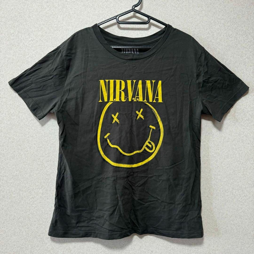 GU(ジーユー)の【大人気】NIRVANA GU プリントTシャツ 半袖Tシャツ カジュアルシャツ レディースのトップス(Tシャツ(半袖/袖なし))の商品写真