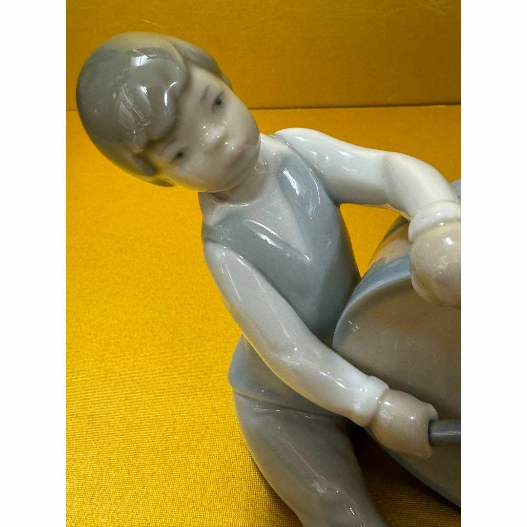 【美品】リヤドロ☆LLADRO☆鼓笛隊☆太鼓☆少年☆ インテリア/住まい/日用品のインテリア小物(置物)の商品写真