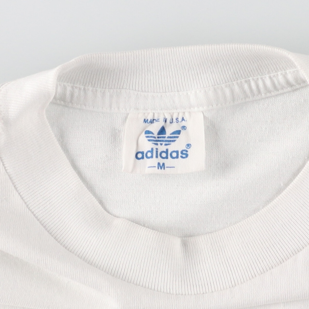 adidas(アディダス)の古着 80年代 アディダス adidas トレフォイルロゴ スポーツプリントTシャツ USA製 メンズM ヴィンテージ /eaa440632 メンズのトップス(Tシャツ/カットソー(半袖/袖なし))の商品写真