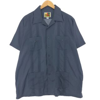 古着 90年代 GUAYABERA 半袖 オープンカラー メキシカンシャツ キューバシャツ メンズL ヴィンテージ /eaa441920(シャツ)