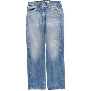 リーバイス(Levi's)の古着 リーバイス Levi's リーバイス501 STRAIGHT LEG BUTTON-FLY ユーロモデル ストレートデニムパンツ メンズw32 /eaa435941(デニム/ジーンズ)