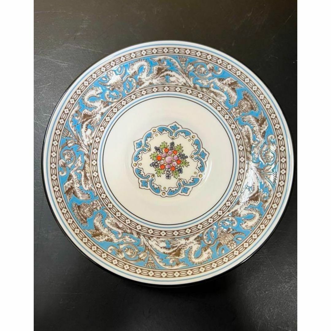 WEDGWOOD(ウェッジウッド)の【未使用】ウェッジウッド☆フロレンティーン☆ターコイズ☆カップ&ソーサー☆ペア インテリア/住まい/日用品のキッチン/食器(食器)の商品写真