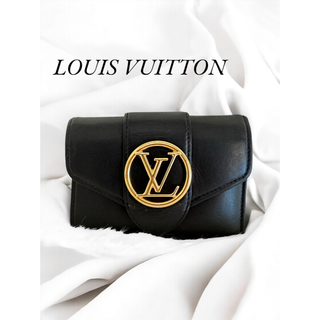 ルイヴィトン(LOUIS VUITTON)のルイ ヴィトン ポルトフォイユ LV ポンヌフ コンパクト ノワール(財布)