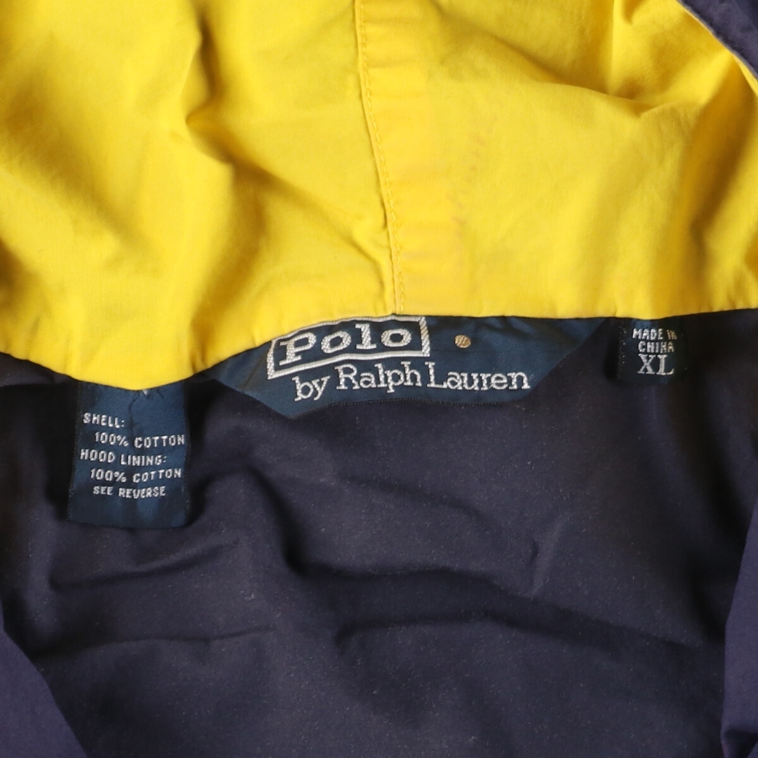 Ralph Lauren(ラルフローレン)の古着 ラルフローレン Ralph Lauren POLO by Ralph Lauren コットンパーカー メンズXL /eaa445939 メンズのジャケット/アウター(その他)の商品写真