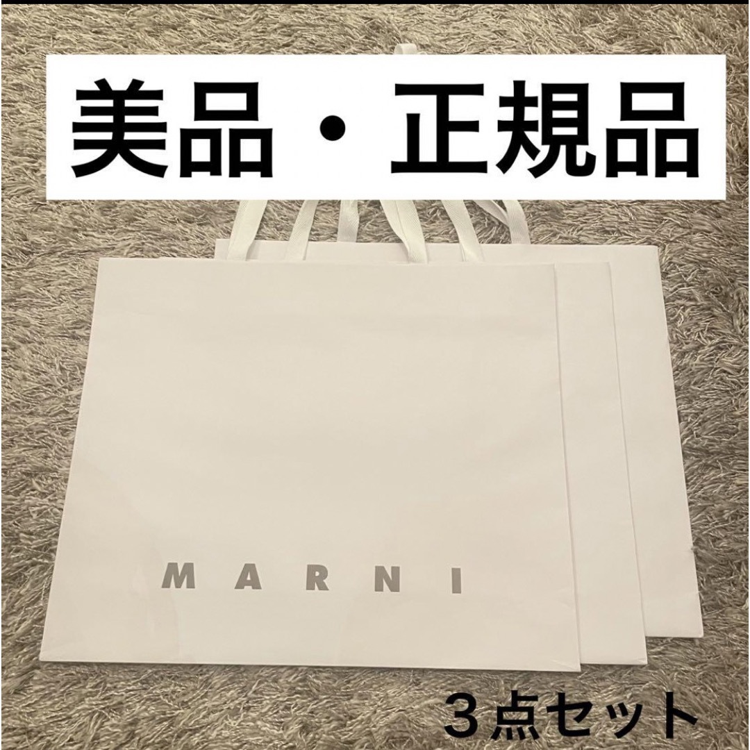 Marni(マルニ)の【美品】MARUNI ショップ袋　特大 レディースのバッグ(ショップ袋)の商品写真