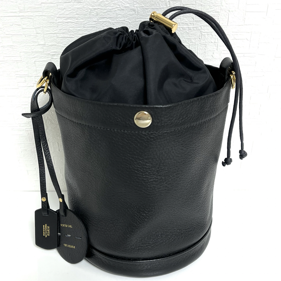 PORTER(ポーター)のPORTER MINIATURE 2WAY LEATHER BAG バケツ型 メンズのバッグ(ショルダーバッグ)の商品写真