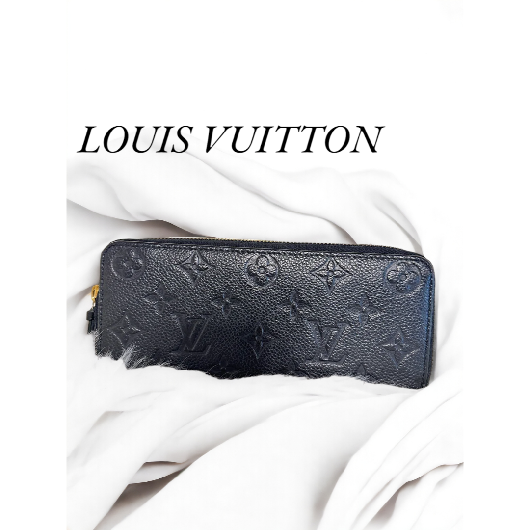 LOUIS VUITTON(ルイヴィトン)のLOUIS VUITTON ルイ ヴィトン ポルトフォイユ・クレマンス ブラック レディースのファッション小物(財布)の商品写真